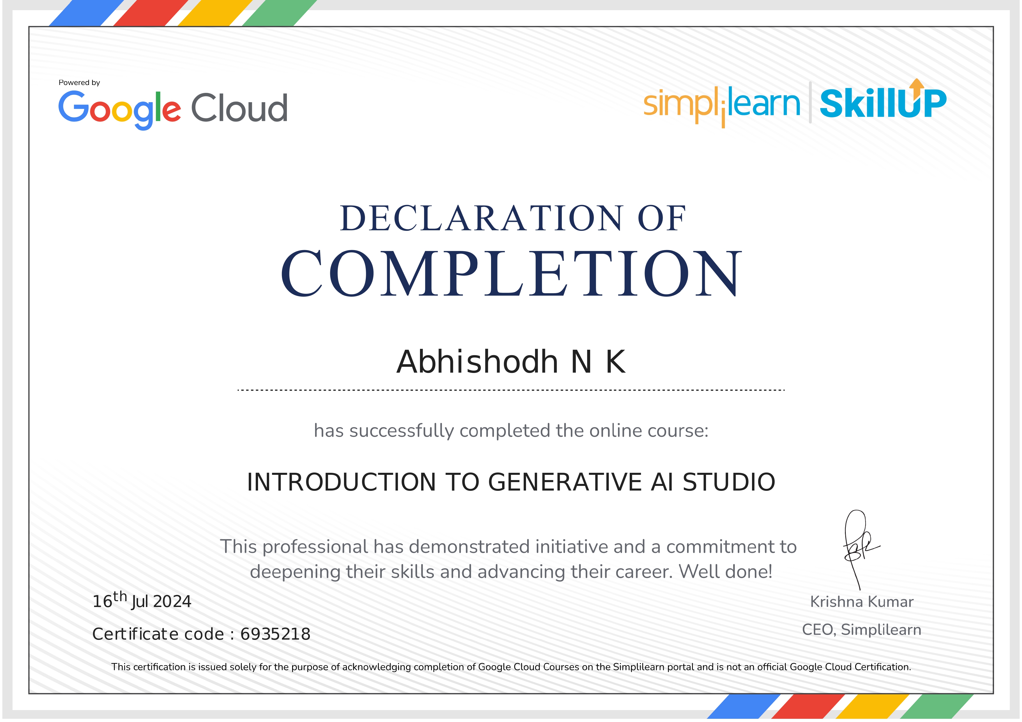 Certification 3